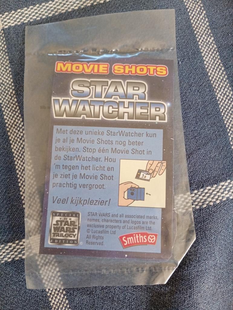 Smiths chips Movie Shot Star Watcher - Nieuw in verpakking, Verzamelen, Flippo's, Ophalen of Verzenden, Losse flippo's