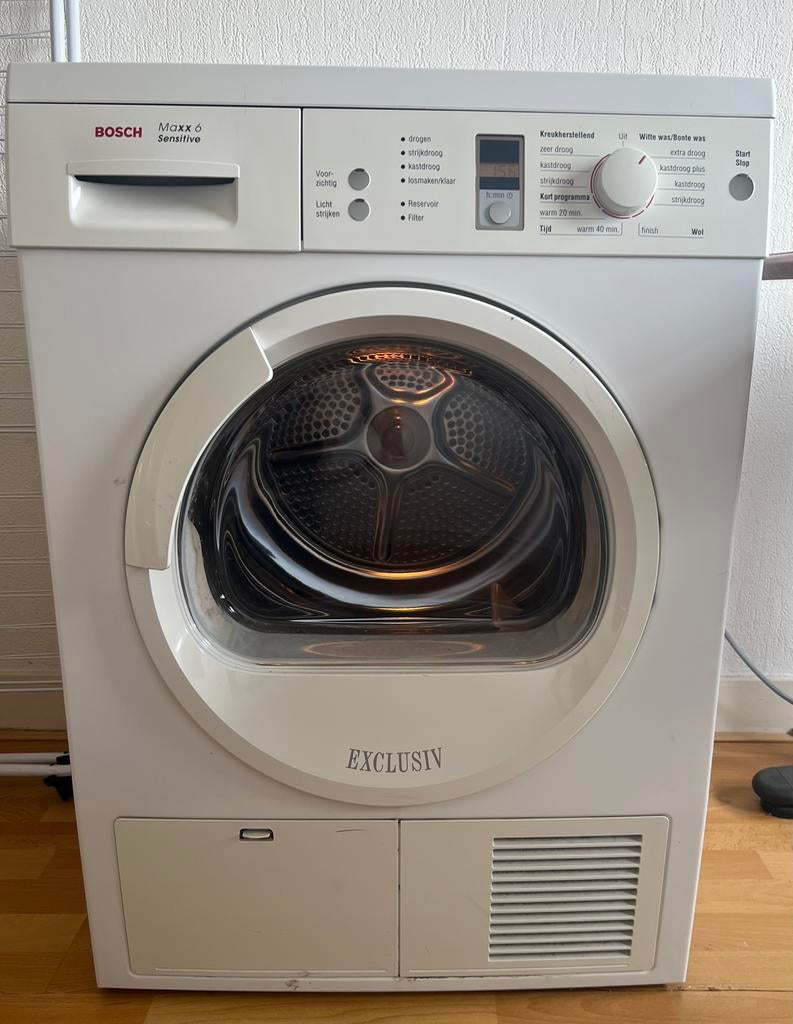 BOSCH droger, Ophalen, 6 tot 8 kg, Gebruikt, 85 tot 90 cm