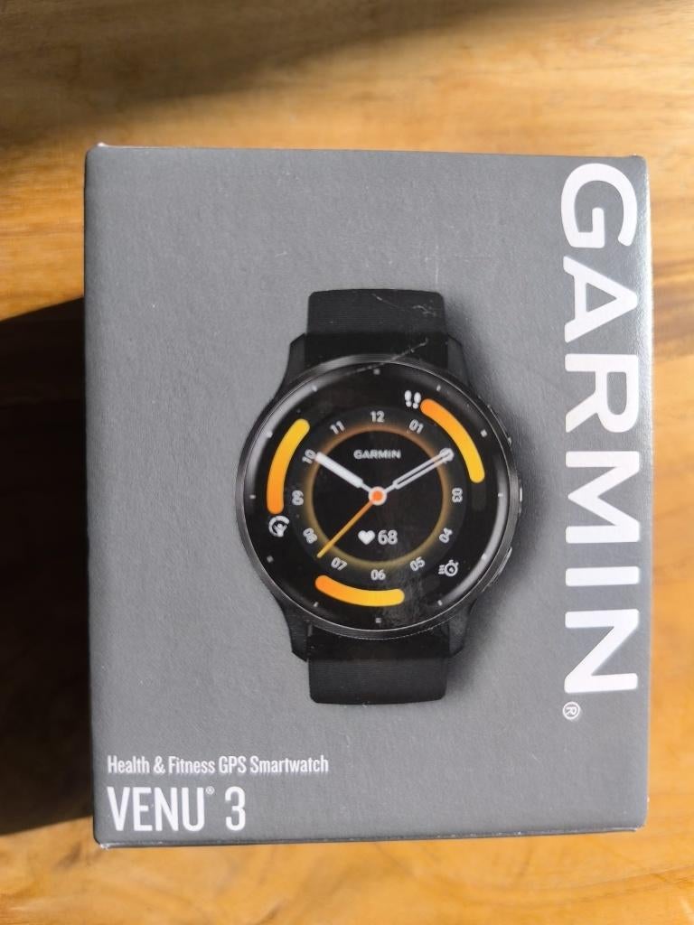Garmin Venu 3 music, Zwart, Garmin, Ophalen of Verzenden, Zo goed als nieuw
