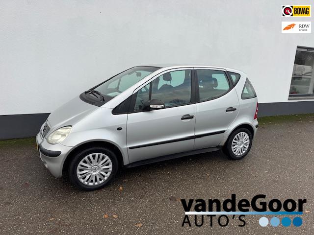Mercedes-Benz A-klasse 140 Classic, '04, 5-drs nette auto me, Auto's, Mercedes-Benz, Bedrijf, Te koop, A-Klasse, ABS, Airbags