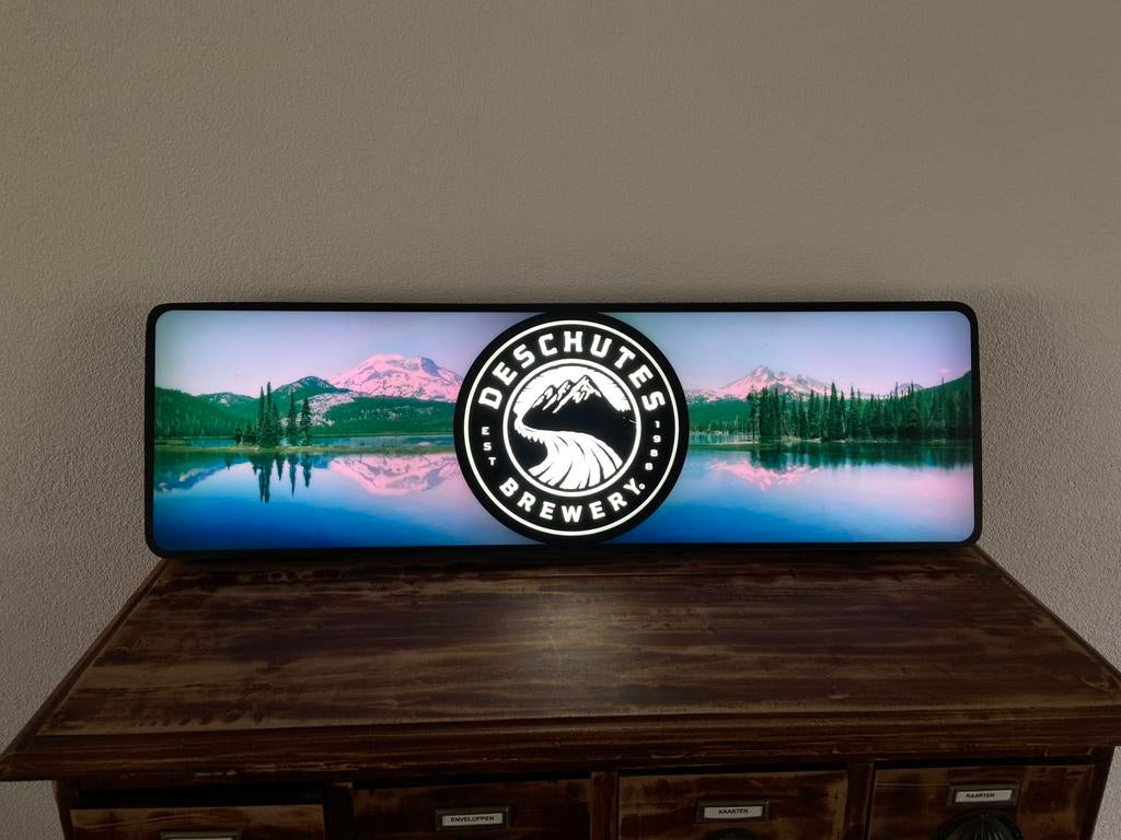 Deschutes beer reclame led neon bier, Ophalen, Zo goed als nieuw, Overige kleuren, 115 cm of meer