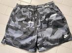 Nike Sportbroekje Camo Zwart/Grijs Maat L, Maat 52/54 (L), Verzenden, Zwart, Zo goed als nieuw