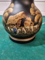 tafellamp olielamp model handbeschilderd, Ophalen of Verzenden, 'T Olde Gre-j, Info@toldegrej.nl, Endepoelstraat 20f Didam