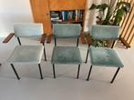 Set van 6 retro vintage Martin Visser stoelen, Huis en Inrichting, Stoelen, Ophalen, Gebruikt, Overige kleuren, Metaal