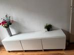 IKEA Besta TV Meubel - Wit met Drie deuren, Ophalen, Gebruikt, 150 tot 200 cm, Minder dan 100 cm