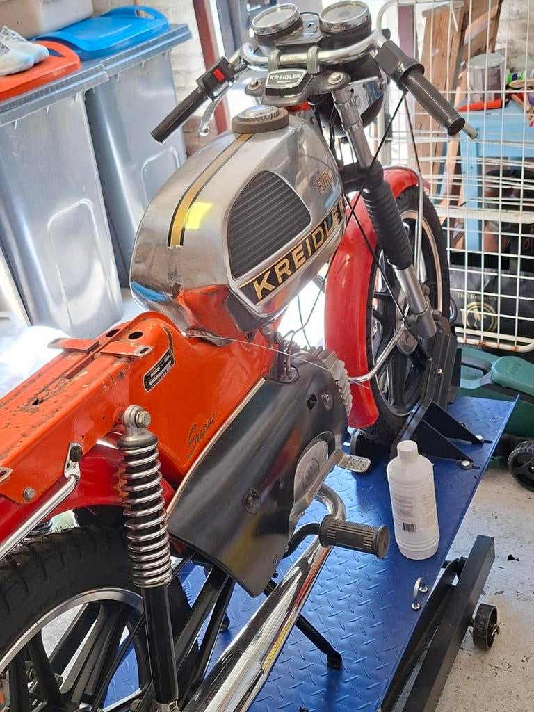 Kreidler frame met kenteken, Fietsen en Brommers, Ophalen, Gebruikt, Frame