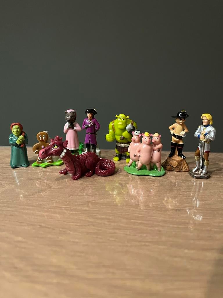 Leuke set Shrek poppetjes, Ophalen of Verzenden, Zo goed als nieuw