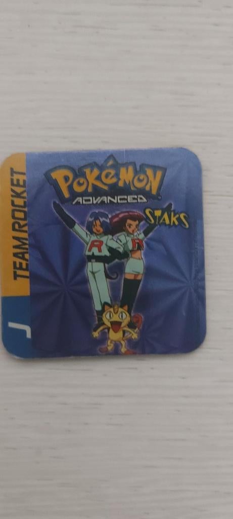 magneet panini staks team Rocket holo Jessie James Meowth, Ophalen of Verzenden, Nieuw, Overige typen