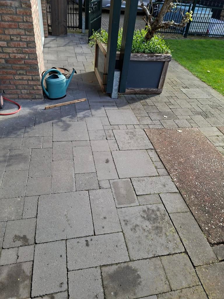 Tuintafel, Ophalen of Verzenden, Gebruikt, Beton, Terrastegels