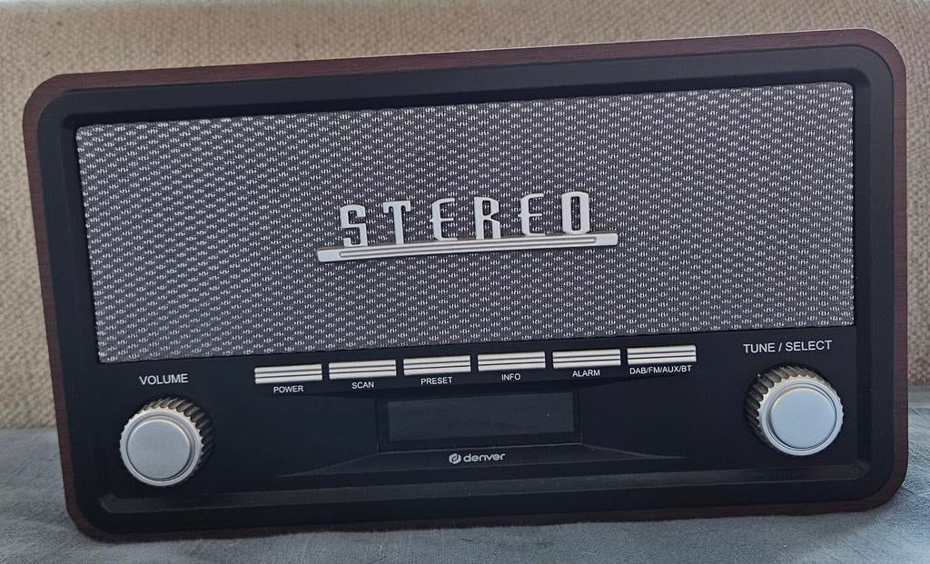Denver DAB Retro Radio, Audio, Tv en Foto, Ophalen, Zo goed als nieuw, Radio