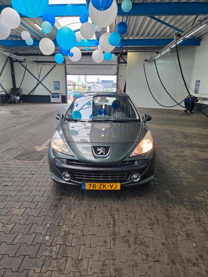Peugot 207 1.6 ( 2008 ) Grijs - Groen, Auto's, Peugeot, Particulier, ABS, Adaptieve lichten, Airbags, Airconditioning, Alarm, Boordcomputer