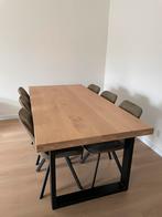 Eettafel Goossens Wonen, Huis en Inrichting, Tafels | Eettafels, Ophalen, Eikenhout, 200 cm of meer, 50 tot 100 cm
