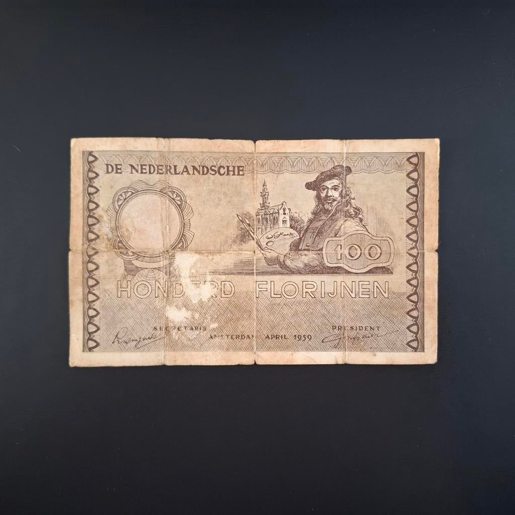 Bankbiljet Nederland #019, Postzegels en Munten, Verzenden, Los biljet