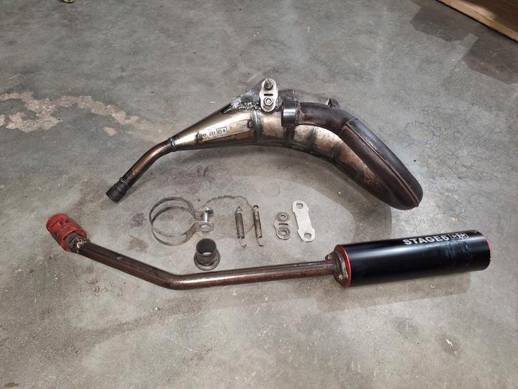 Stage 6 50-70cc uitlaat derbi, Fietsen en Brommers, Brommers | Derbi, Gebruikt, Ophalen of Verzenden