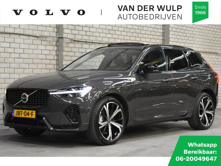 Volvo XC60 T8 455PK AWD Ultra Dark | Luchtvering | Trekhaak, Auto's, Volvo, Bedrijf, Te koop, XC60, 360° camera, ABS, Achteruitrijcamera