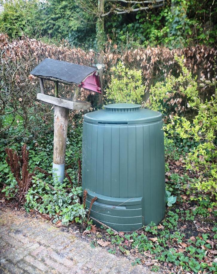 Groene compostbak tuin, Tuin en Terras, Overige Tuin en Terras, Gebruikt, Ophalen