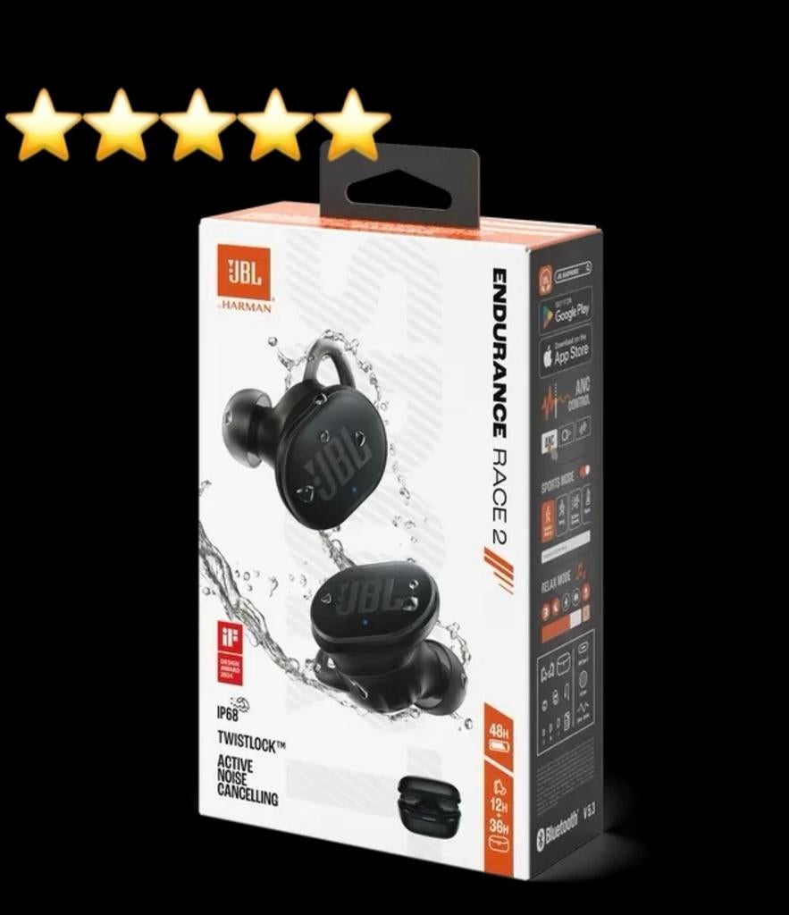 JBL Endurance Race oordopjes, Ophalen of Verzenden, Nieuw