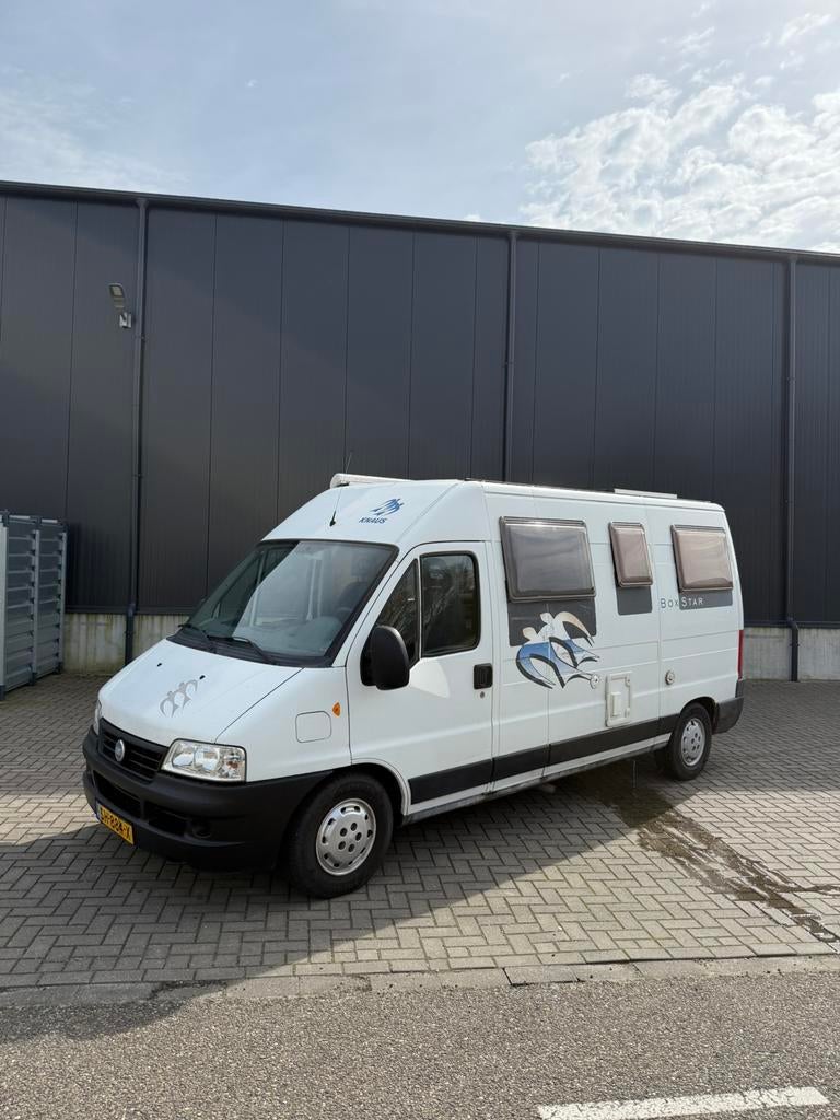 Knaus boxstar buscamper 2.8JTD LEES TEKST!, Caravans en Kamperen, Campers, Buscamper of Camperbus, Fiat, Bedrijf, Tot en met 3