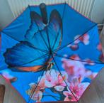 Postcodeloterij paraplu met vlinderprint - Nieuw, Ophalen of Verzenden, Nieuw, Blauw
