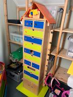 Houten speelgoedset: 3 pakhuiskasten en winkelschap, Kinderen en Baby's, Kinderkamer | Overige Meubels, Ophalen, Gebruikt, Overige typen