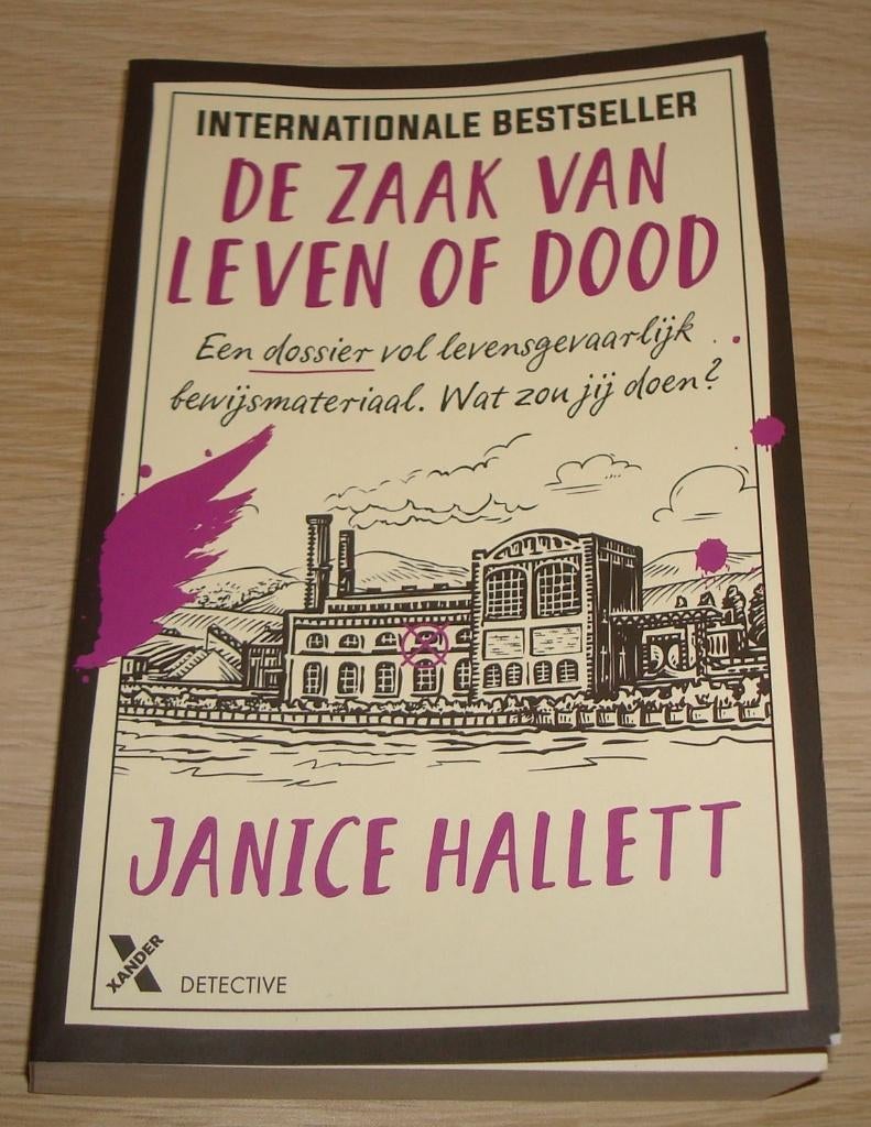 Janice Hallett - De zaak van leven of dood Thriller boek, Ophalen of Verzenden, Zo goed als nieuw, Janice Hallett