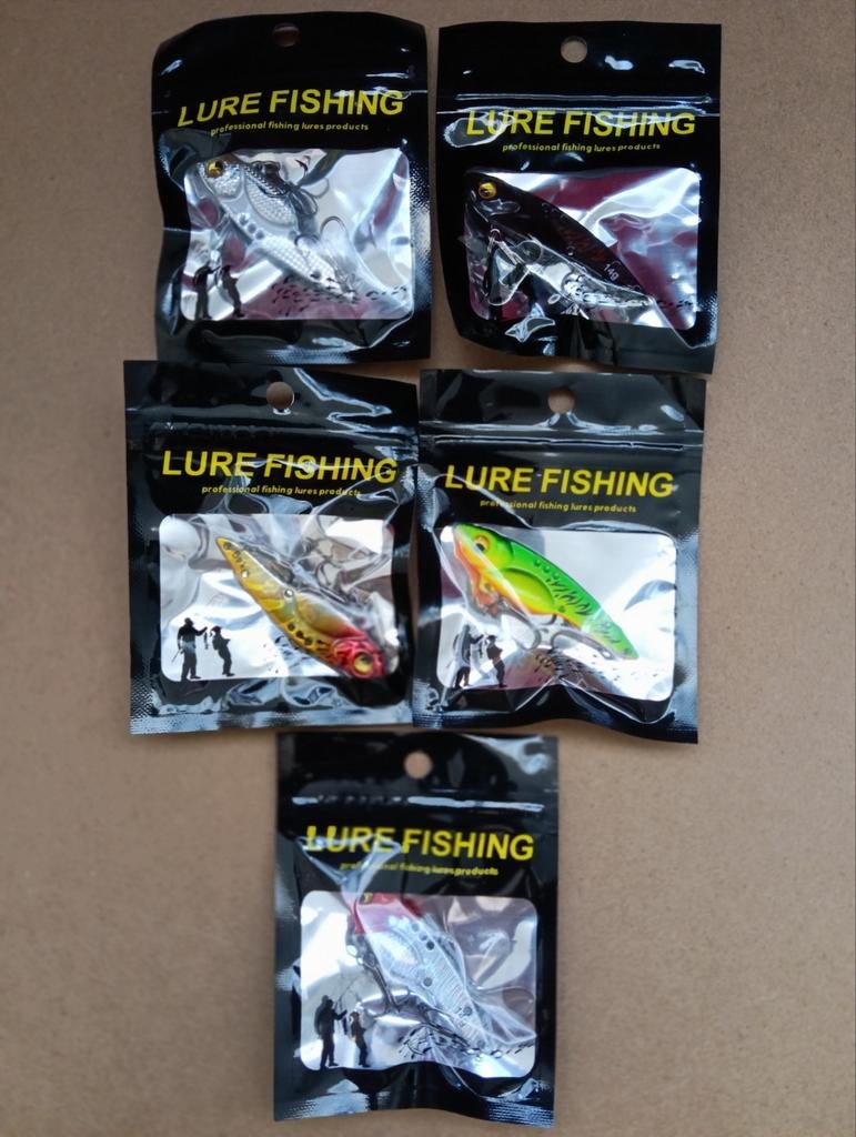 5 Stuks kunstaas meerkleurig gewicht 14 Gram, Ophalen of Verzenden, Nieuw, Overige typen