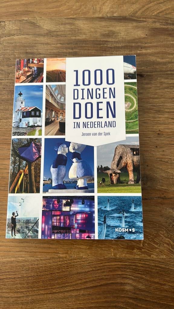 1000 dingen doen in Nederland reisgids Jeroen van der Spek, Boeken, Overige merken, Europa, Ophalen of Verzenden, Zo goed als nieuw