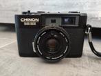 Camera chinon 35 EE met flitser topca 330CTX (werkend), Audio, Tv en Foto, Fotocamera's Analoog, Ophalen of Verzenden, Compact
