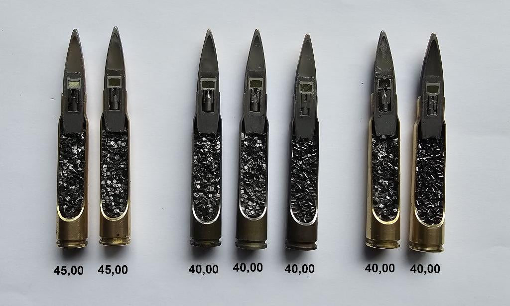Diverse 7,92x57mm Mauser "B" patrone DOORSNEDEN, Ophalen of Verzenden, Landmacht, Duitsland, Hulzen of Bodemvondsten