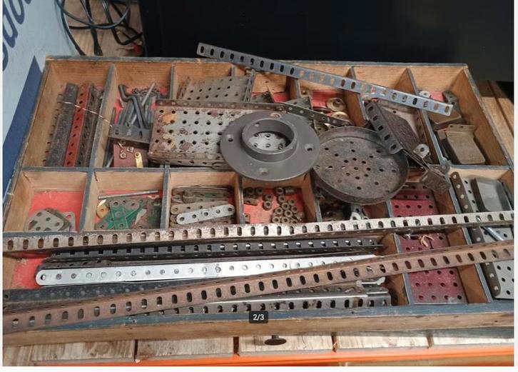 partij mecano meccano, Antiek en Kunst, Antiek | Speelgoed, Ophalen