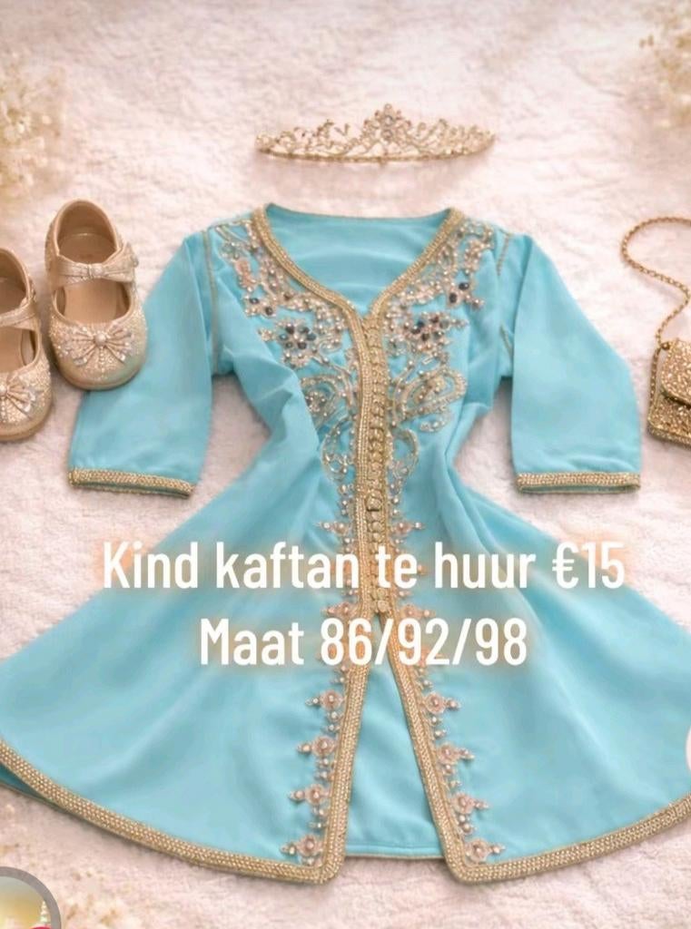 Kind kaftan te HUUR- Maat 86/92/98, Ophalen, Zo goed als nieuw, Onbekend, Meisje