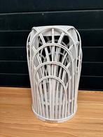 Riviera Maison Wit Bamboe Windlicht Kaarsenhouder, Overige materialen, Wit, -, Zo goed als nieuw