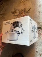 Nieuwe Excellent Houseware stoom pan 20cm, Inductieplaat, Nieuw, Pannenset, Ophalen of Verzenden