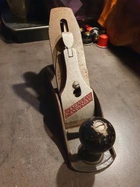 Antieke originele Stanley blokschaaf met heel scherp mes, Antiek en Kunst, Antiek | Gereedschap en Instrumenten, Ophalen of Verzenden