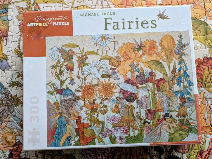 Puzzel Fairies, 300 stukjes, Hobby en Vrije tijd, Denksport en Puzzels, Gebruikt, Legpuzzel, Minder dan 500 stukjes, Ophalen of Verzenden
