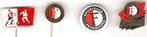 Feyenoord collectie, Verzenden, Zo goed als nieuw, Sport, Speldje of Pin
