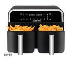 VAN 120. VOOR 49.95/ /UITSTEKENDE DUBBELE AIRFRYER SWISS PRO, Nieuw, 1500 gram of meer, Ophalen of Verzenden, .