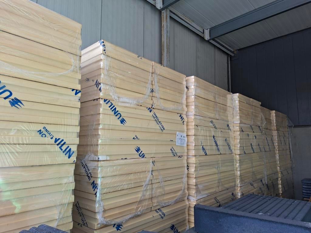 Pir aluminium spouwmuurisolatie 120mm dik OP IS OP 1e keus, Doe-het-zelf en Verbouw, Isolatie en Afdichting, Ophalen, 12 cm of meer