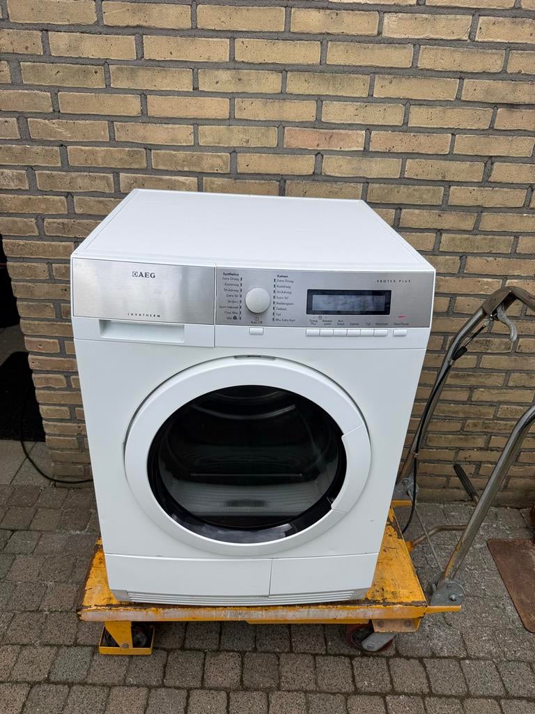 AEG Lavatherm Protex Plus 8kg Condensdroger, Ophalen, Wolprogramma, 6 tot 8 kg, Gebruikt