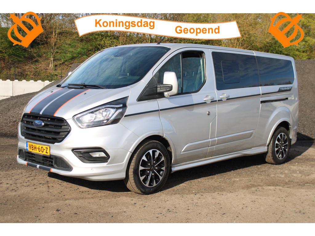 Ford Transit Custom 310 2.0 TDCI L2H1 Sport |Stoelverw.|Came, Auto's, Bestelauto's, Voorwielaandrijving, 4 cilinders, Leder en Stof