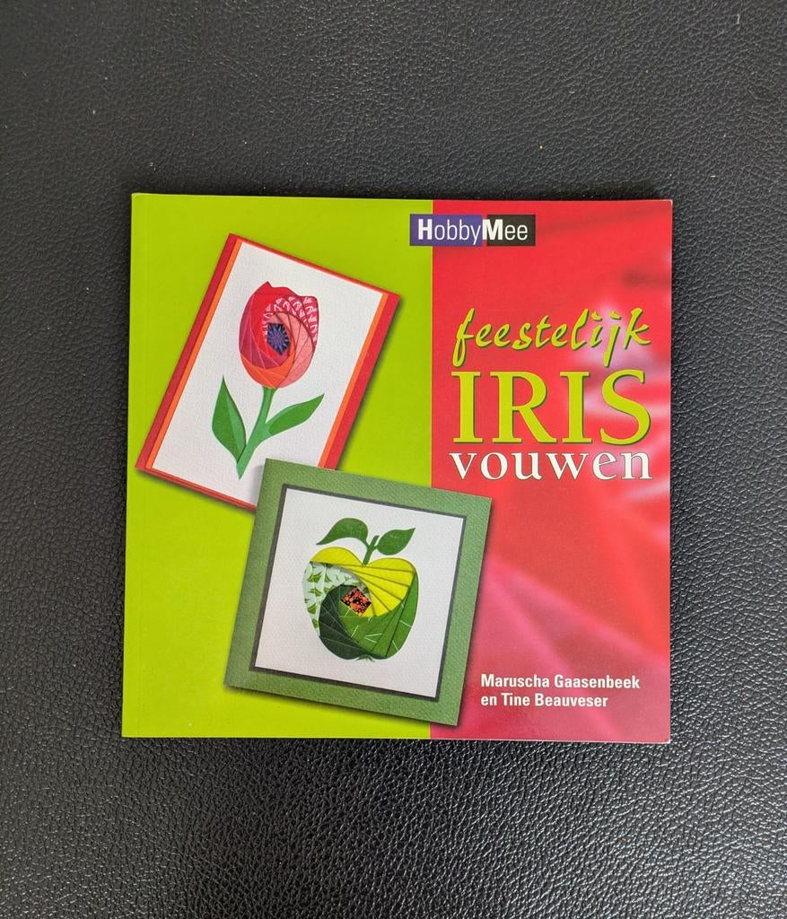 Boekje uit de serie: Hobby Mee: Feestelijk iris vouwen., Hobby en Vrije tijd, Kaarten | Zelf maken, Ophalen of Verzenden, Zo goed als nieuw