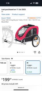 Fietscar/bike trailer, Ophalen, Gebruikt