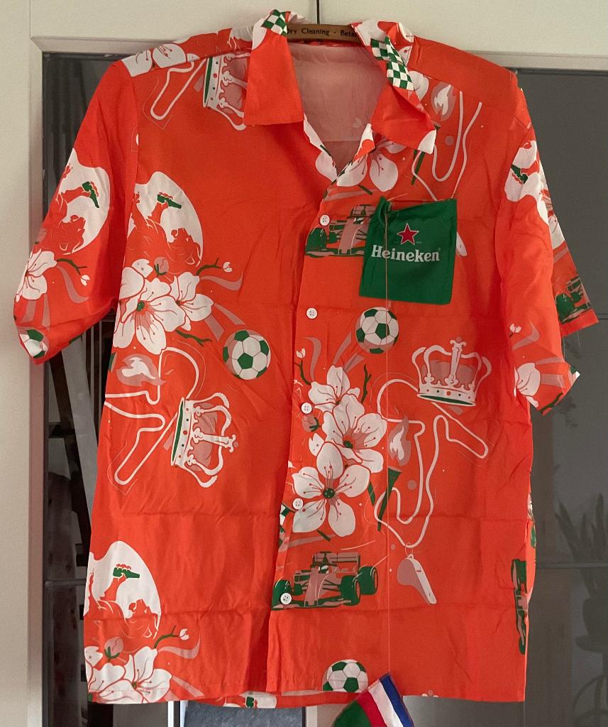Heineken oranje shirt blouse, Ophalen of Verzenden, Nieuw, Kleding, Heineken