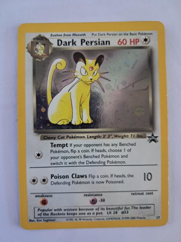 Dark Persian WOTC Promo, Ophalen of Verzenden, Zo goed als nieuw, Losse kaart, Foil