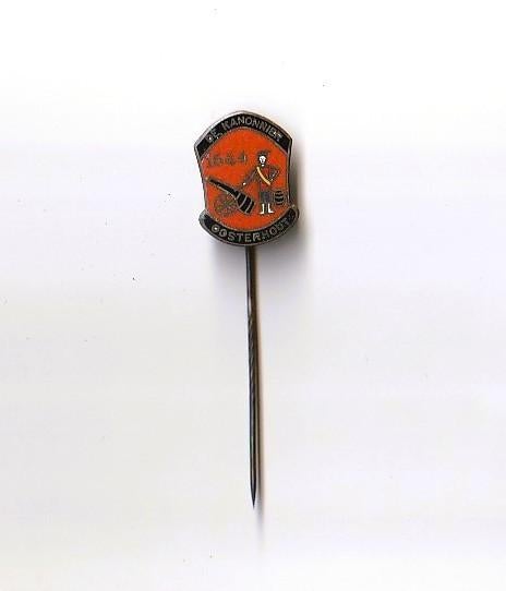 leuke emaille Horeca speld De Kanonnier Oosterhout, Ophalen of Verzenden, Overige onderwerpen, Speldje of Pin