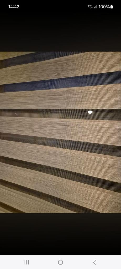 Duo rolgordijn Luxaflex b 97.5 x h 180, Gebruikt, 150 tot 200 cm, 50 tot 100 cm, Ophalen of Verzenden