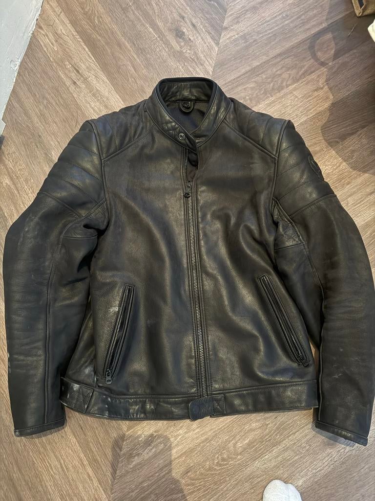 Heren Revit motorjas maat 48, Ophalen, Tweedehands, Heren, Jas | leer