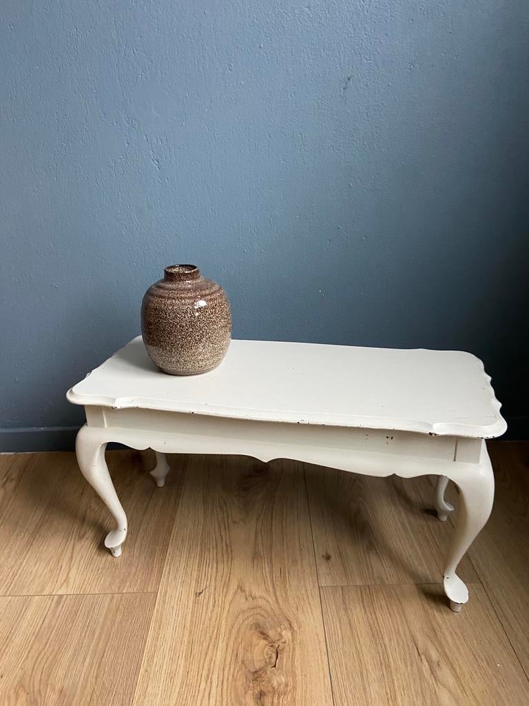 Vintage retro antiek queen ann tafeltje bijzettafeltje, Huis en Inrichting, Tafels | Bijzettafels, Ophalen, Zo goed als nieuw