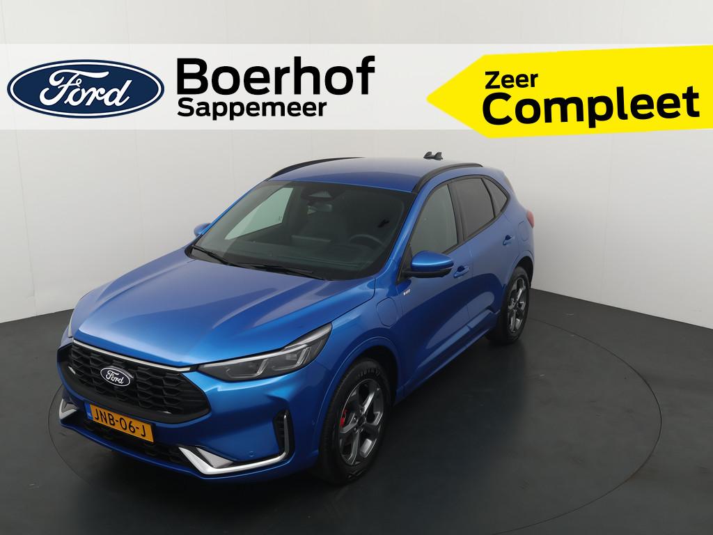 Ford Kuga ST-Line X 2.5 PHEV 243 pk | Matrix LED | Winter Pa, Auto's, Ford, Gebruikt, Zwart, Blauw, Plug-in hybride