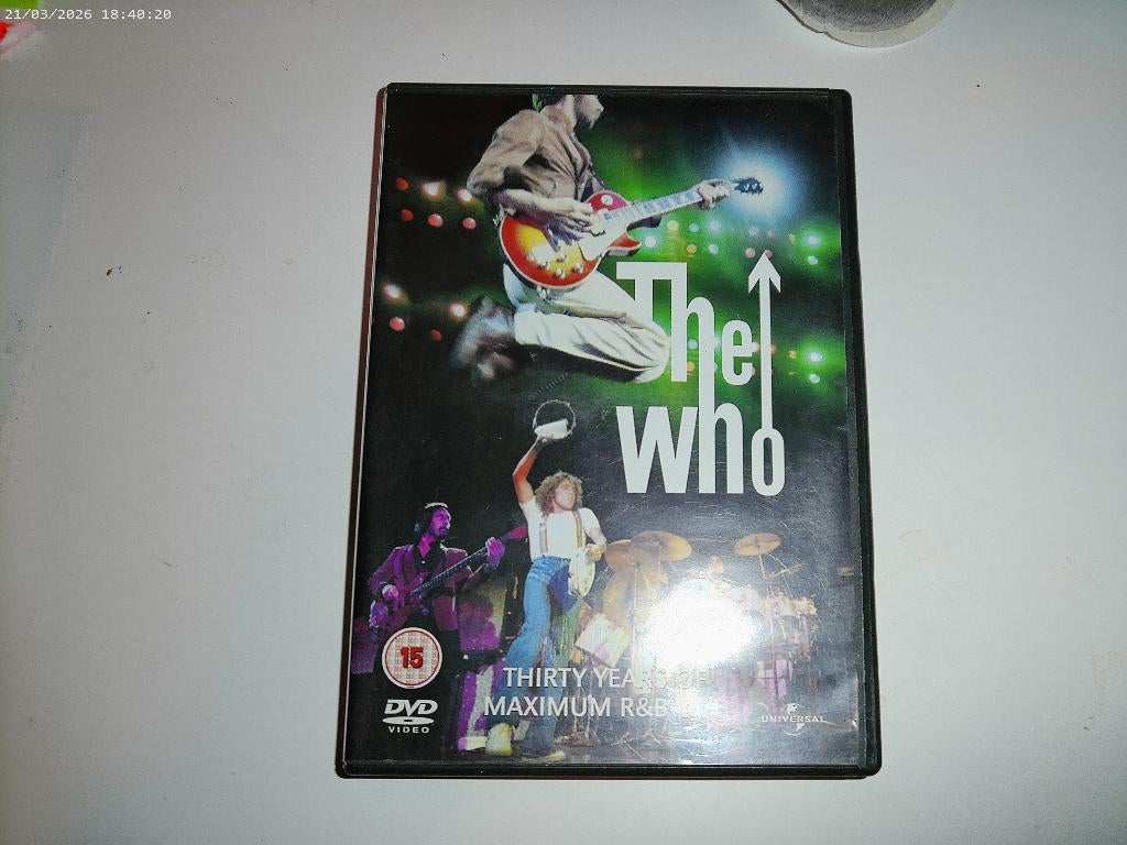 DVD The Who -  30 Years of Maximum RB Live, Vanaf 16 jaar, Ophalen of Verzenden, Gebruikt, Muziek en Concerten